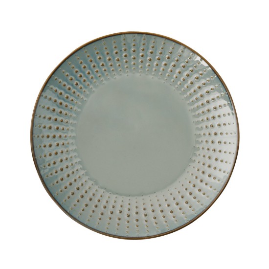 Farfurie intinsa, portelan, 26cm, "Drops Celadon" - Easy Life