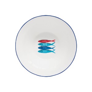 Bol portelan, 22,5 cm, "Sardine's Party" - Nuova R2S