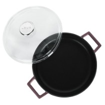 Cratita fonta, 28cm/3,5L, "Glaze", Mov - LAVA Cratita fonta, 28cm/3,5L, "Glaze", Mov - LAVA