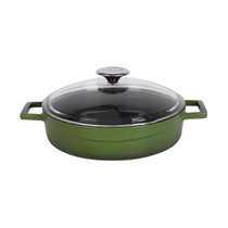 Cratita fonta, 24cm/2,47L "Glaze", Verde - LAVA