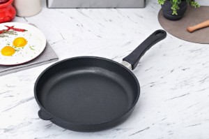 Tigaie aluminiu, 26 cm, inaltime 5 cm, inductie - AMT Gastroguss
