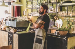 Sort de bucatarie "Barista", Black - Tiseco
