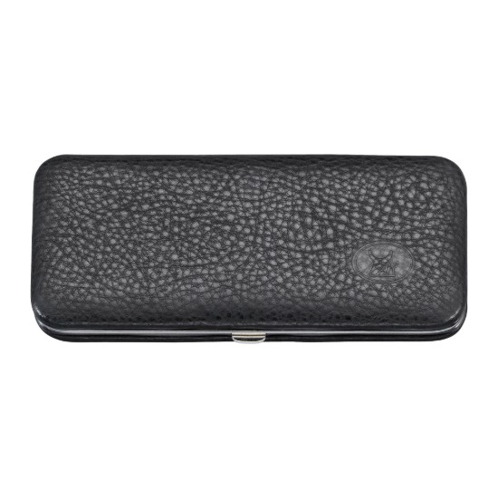 Set manichiura, 5 piese inox satinat, etui piele neagra - Zwilling TWINOX