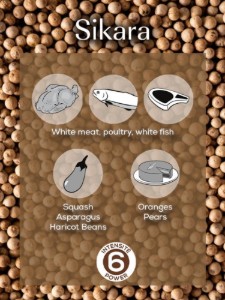 Set 3 pliculete piper alb Sikara Premium 3x20g, "Spices" - Peugeot