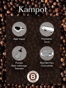 Set 3 pliculete piper negru Kampot 3x20g, "Spices" - Peugeot