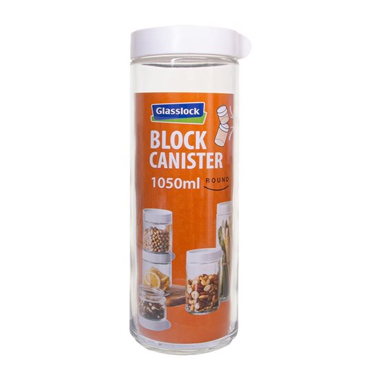 Caserola rotunda, sticla, 1050ml - Glasslock