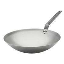 Tigaie wok, otel carbon, 35cm "CARBONE PLUS" - de Buyer