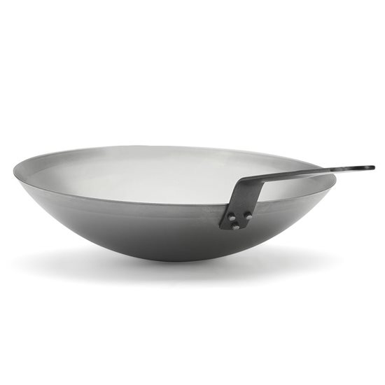 Tigaie wok, otel carbon, 35cm "CARBONE PLUS" - de Buyer