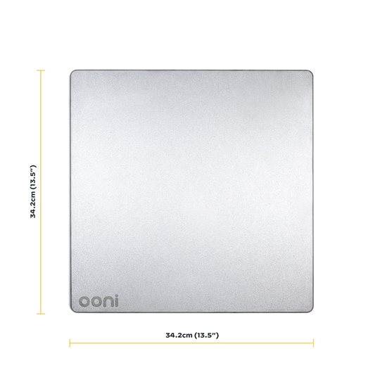 Blat copt pizza, inox, 34,2 x 34,2 cm, Steel 13 - Ooni