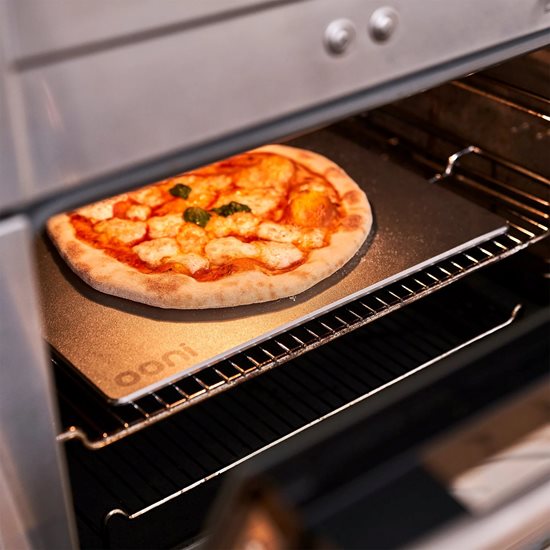 Blat copt pizza, inox, 34,2 x 34,2 cm, Steel 13 - Ooni