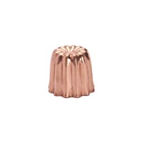 Forma de copt canneles, cupru, 3,7 x 3,3 cm - de Buyer