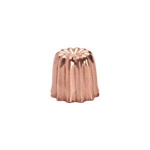 Forma de copt canneles, cupru, 3,7 x 3,3 cm - de Buyer