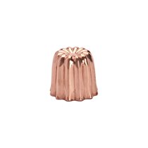 Forma de copt canneles, cupru, 3,7x3,3cm - de Buyer