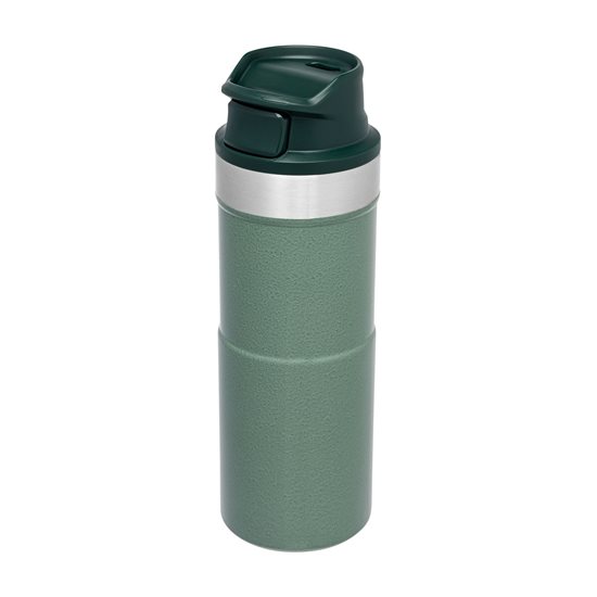 Cana calatorie, inox, 350ml, "Classic Trigger-Action", Hammertone Green - Stanley