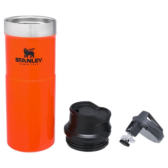 Cana calatorie, inox, 470ml, "Classic Trigger-Action", Blaze Orange - Stanley