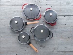 Cratita saute Braiser, fonta, 24cm/2,4L, Cherry - Staub