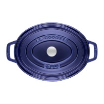 Oala Cocotte ovala, fonta, 33cm/6,7L, Dark Blue - Staub