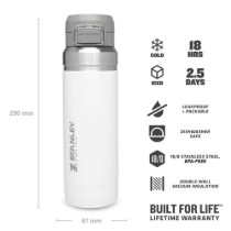Sticla apa, inox, 1,06L, "Go Quick", Polar - Stanley
