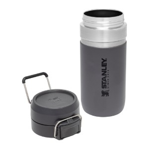 Sticla apa, inox, 470ml, "Go Quick", Charcoal - Stanley