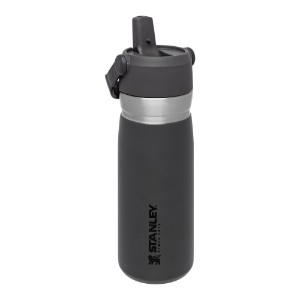 Sticla apa, inox, 650ml, "Go Flip Straw", Charcoal - Stanley