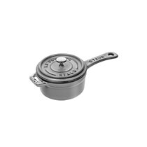 Mini-cratita fonta, 10cm/0,25L, Graphite Grey - Staub