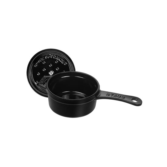 Mini-cratita fonta, 10cm/0,25L, Black - Staub