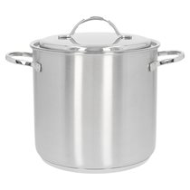 Oala inox, cu capac, 24cm/7L, "Resto" - Demeyere