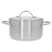 Cratita inox, cu capac, 24cm/6L, "Resto" - Demeyere