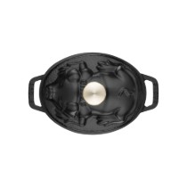 Oala Cocotte cochon, fonta, 17cm/1L, Black - Staub