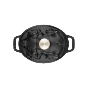 Oala Cocotte cochon, fonta, 17cm/1L, Black - Staub