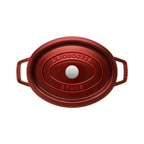 Oala Cocotte ovala, fonta, 23cm/2,35L, Grenadine - Staub