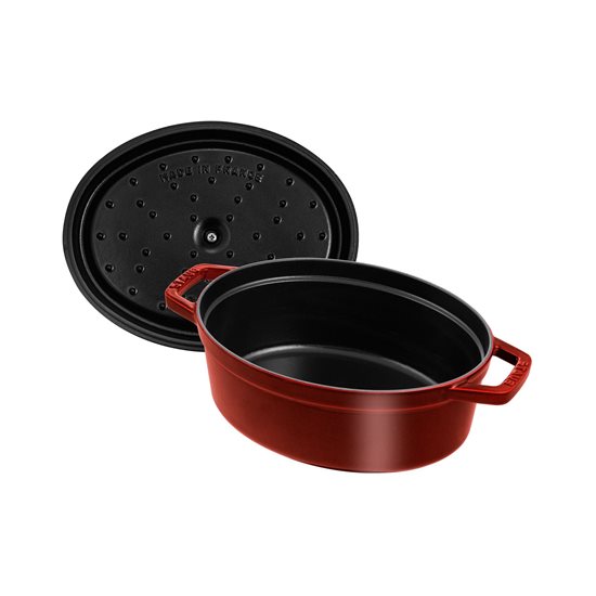 Oala Cocotte ovala, fonta, 23cm/2,35L, Grenadine - Staub