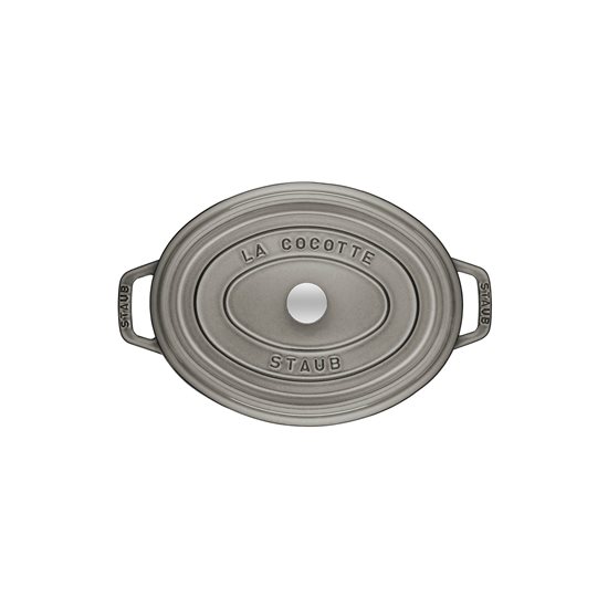 Oala Cocotte ovala, fonta, 15cm/0,6L, Graphite Grey - Staub