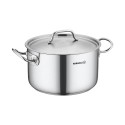Cratita adanca inox, cu capac, 20cm/3,6L, 