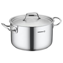 Cratita adanca inox, cu capac, 28cm/9,5L, "Proline Gastro" - Korkmaz