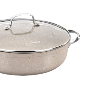 Cratita antiaderenta, cu capac, 26cm/3,5L "Granita" - Korkmaz