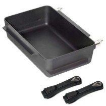 Tava pentru friptura, aluminiu, 38 x 24 cm - AMT Gastroguss
