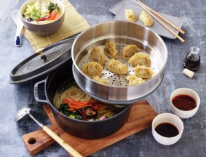Accesoriu pentru gatit la aburi, inox, 26 cm - Staub