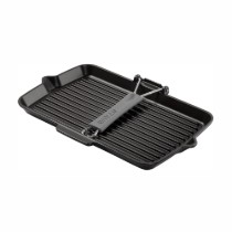 Tigaie grill dreptunghiulara, fonta, 34x21 cm, Black - Staub