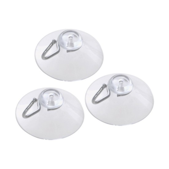 Set 3 carlige cu ventuze, 4 cm - Westmark