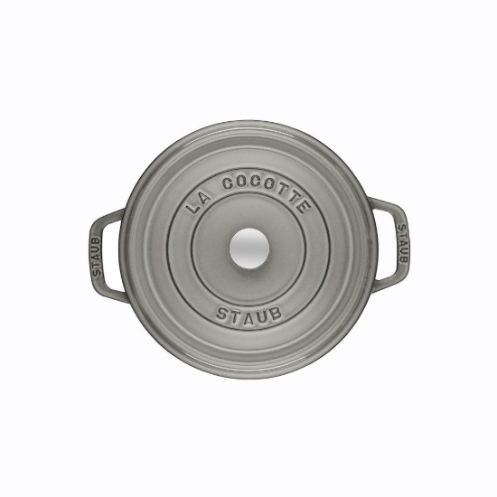 Oala Cocotte fonta, 16cm/1,2L, Graphite Grey - Staub