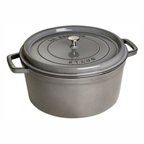 Oala Cocotte fonta, 34cm/12,6L, Graphite Grey - Staub