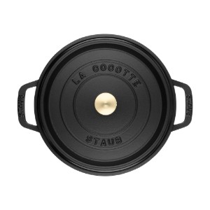 Oala Cocotte, fonta, 26cm/4L, Black - Staub