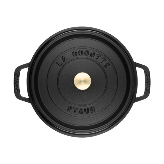 Oala Cocotte, fonta, 26cm/4L, Black - Staub