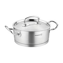 Cratita inox, cu capac, 20cm/2,8L, "Proline" - Korkmaz