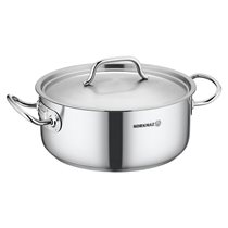 Cratita inox, cu capac, 36cm/17L, "Proline Gastro" - Korkmaz