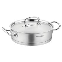 Cratita saute inox, cu capac, 28cm/5L, "Proline" - Korkmaz