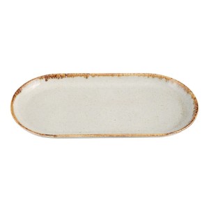 Platou portelan, 30x15cm, "Seasons", Gri - Porland