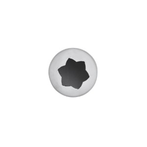 Duza decorat F6, inox, 18 mm - de Buyer