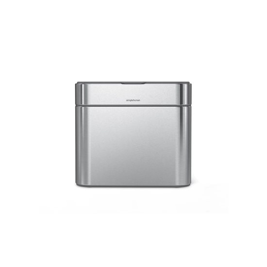 Cos pentru compost, 4L, inox periat - simplehuman